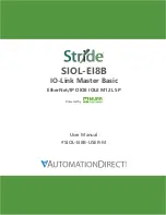 Предварительный просмотр 1 страницы Automationdirect.com Stride SIOL-EI8B User Manual