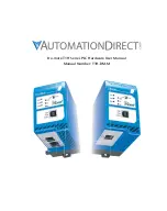 Предварительный просмотр 1 страницы Automationdirect.com T1H Series Hardware User Manual