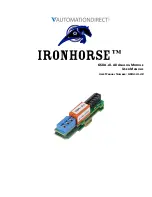 Предварительный просмотр 1 страницы AutomationDirect IronHorse GSDA-AI-A8 User Manual