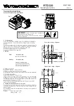 AutomationDirect RTD320 Operating Instructions preview