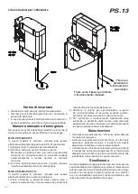 Preview for 16 page of Automatismi CAB PRESTIGE PS.13M User Handbook Manual