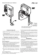 Preview for 18 page of Automatismi CAB PRESTIGE PS.13M User Handbook Manual