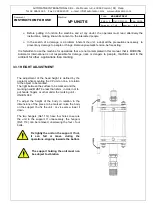 Preview for 16 page of Automator MB19VP Instructions For Use Manual