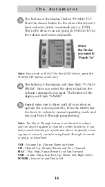 Preview for 16 page of Automator URC-200 Owner'S Manual