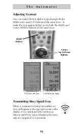 Preview for 18 page of Automator URC-200 Owner'S Manual