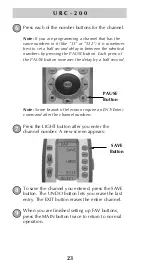 Preview for 25 page of Automator URC-200 Owner'S Manual