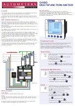 Предварительный просмотр 1 страницы Autometers Systems Q-180 Quick Start Manual