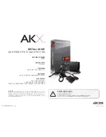 Automotive Data Solutions AKX Install Manual предпросмотр