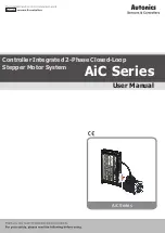 Preview for 1 page of Autonics AiC Series User Manual