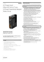 Preview for 1 page of Autonics AiCA-D-EC Series Product Manual