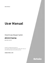 Autonics AiCA Series User Manual preview