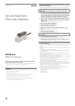 Preview for 1 page of Autonics BF3 Series Product Manual