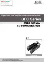 Предварительный просмотр 1 страницы Autonics BFC Series User Manual