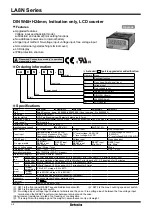 Autonics LA8N Series Manual preview