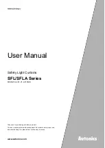 Preview for 1 page of Autonics SFL Series User Manual