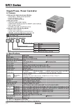 Предварительный просмотр 1 страницы Autonics SPC1 Series Quick Start Manual