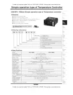 Autonics TC3YT-B4R3 Simple Operation Manual preview