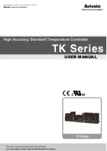 Preview for 1 page of Autonics TK Series User Manual