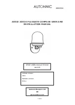 Autonnic A5023 User And Installation Manual preview