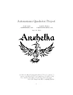 Autonomous Quadrotor Project Anzhelka User Manual preview