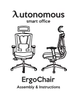 Autonomous ErgoChair Assembly And Instruction Manual предпросмотр