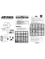 Preview for 1 page of Autopage 355A Installation Manual