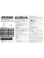 Предварительный просмотр 2 страницы Autopage 355A Installation Manual