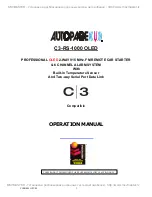 Предварительный просмотр 1 страницы Autopage C3-RS-1000 OLED Operation Manual