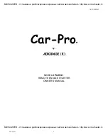 Autopage Car-Pro CPX-RS1 Owner'S Manual предпросмотр