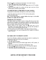 Preview for 6 page of Autopage RS-602 Operation Manual