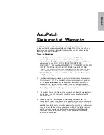 Preview for 9 page of AutoPatch 8Y-3000 Installation And Setup Manual