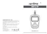 Предварительный просмотр 1 страницы Autophix OM121P Manual