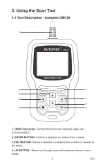 Предварительный просмотр 5 страницы Autophix OM129 User Manual