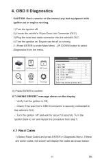 Предварительный просмотр 12 страницы Autophix OM129 User Manual