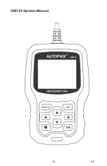 Предварительный просмотр 41 страницы Autophix OM129 User Manual