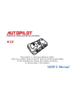 Autopilot K15 User Manual preview