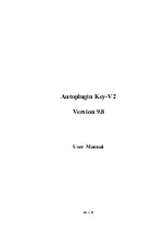 Autoplugin Key-V2 User Manual preview