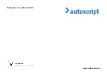 Предварительный просмотр 16 страницы Autoscript A9009-0003 User Manual