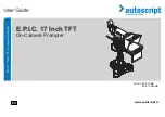 Autoscript E.P.I.C. 17 Inch TFT User Manual preview