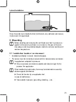 Preview for 25 page of autosen AF005 Operating Instructions Manual