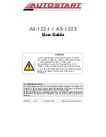 Preview for 1 page of Autostart AS-1221 User Manual