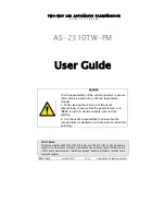 Autostart AS-2310TW-FM User Manual preview