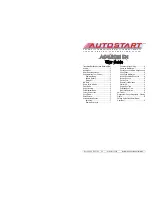 Autostart AS-6205i SH User Manual preview