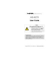 Autostart AS-6270 User Manual preview