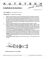 Предварительный просмотр 1 страницы AUTOTECH 10.251.130K 10.251.131K Installation Instructions