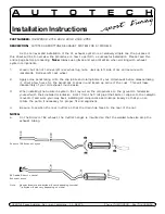AUTOTECH 10.297.200K-205K Installation Instructions предпросмотр