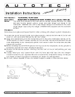 AUTOTECH 10.297.220K-222K Installation Instructions preview