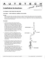 AUTOTECH 10.297.300K-303K Installation Instructions preview