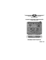 Preview for 1 page of Autotek 7007 Instruction Manual