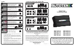 Preview for 2 page of Autotek MM-1125.1D Quick Start Installation Manual